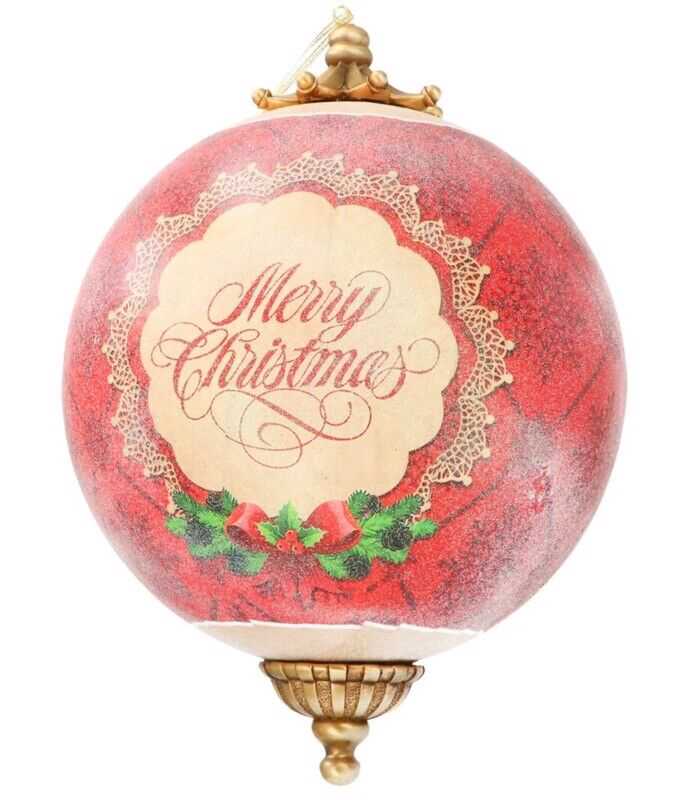 Bola D25*32cm-Merry Christmas-