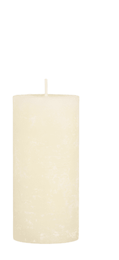 Vela pilar D7*H15 creme