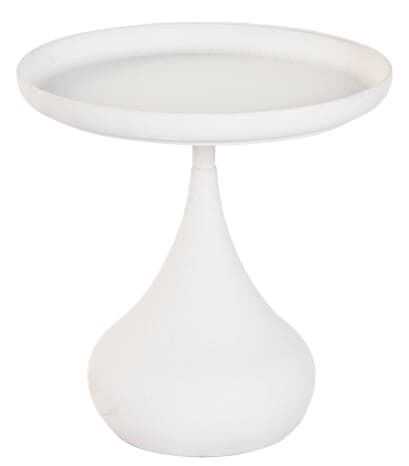 Mesa aux D51*51H metal cinz claro