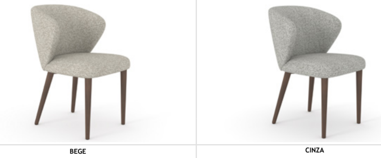 Cadeira ANNECY DF2313 bege 61*61*H84cm