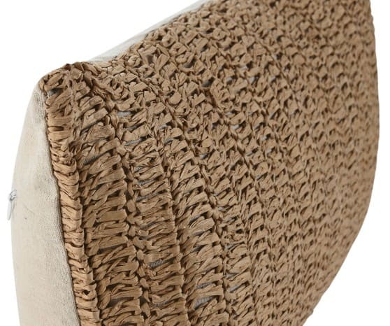 Almofada 50*30 poli/linho nat s/enchim