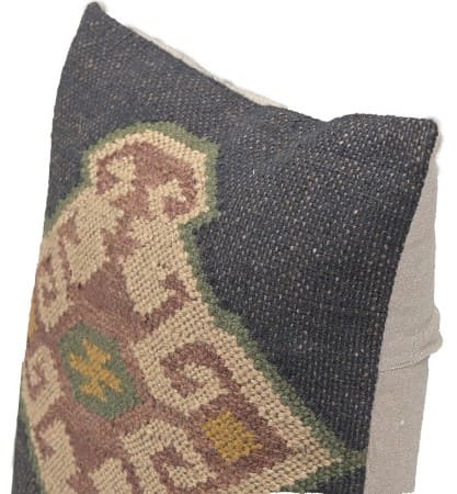 Almofada lã/juta 45*45 KILIM  s/enchimt