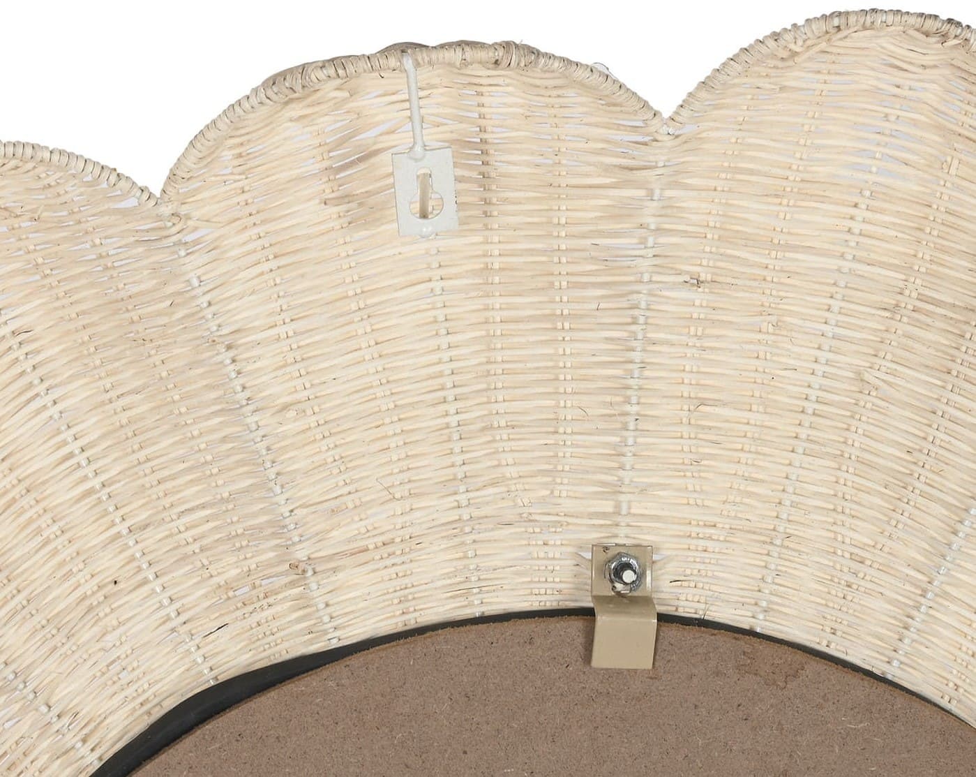 Espelho rattan/metal D91*6cm -flor-