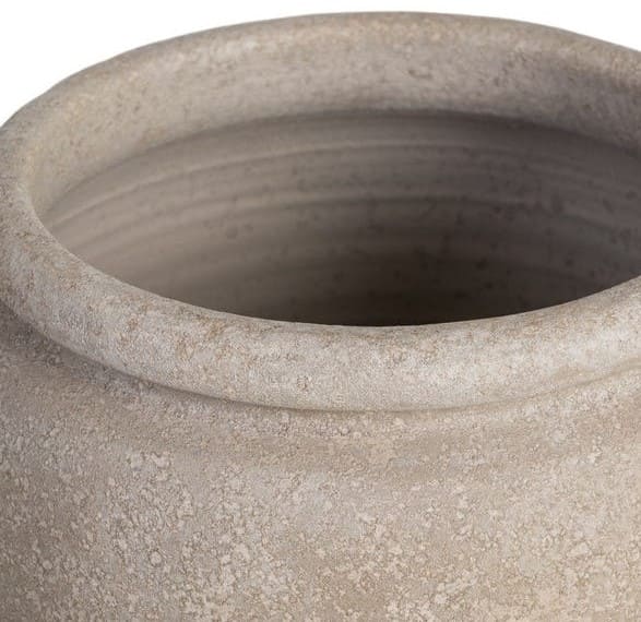Vaso cerâmica D30*29H bege rústico