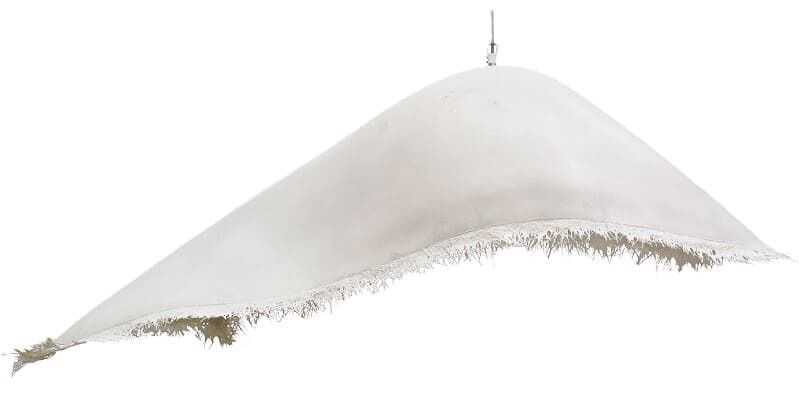 Suspensão teto 150*51*H47cm fibra vidro