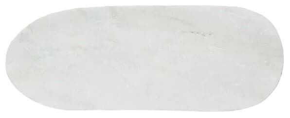 Bandeja mármore 40*15*H1,5 branco