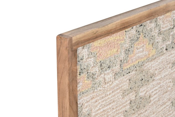 Quadro algodão/acácia 75*3*105 abstrato