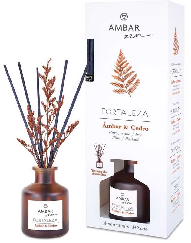 Mikado 40 ml - âmbar e cedro - zen