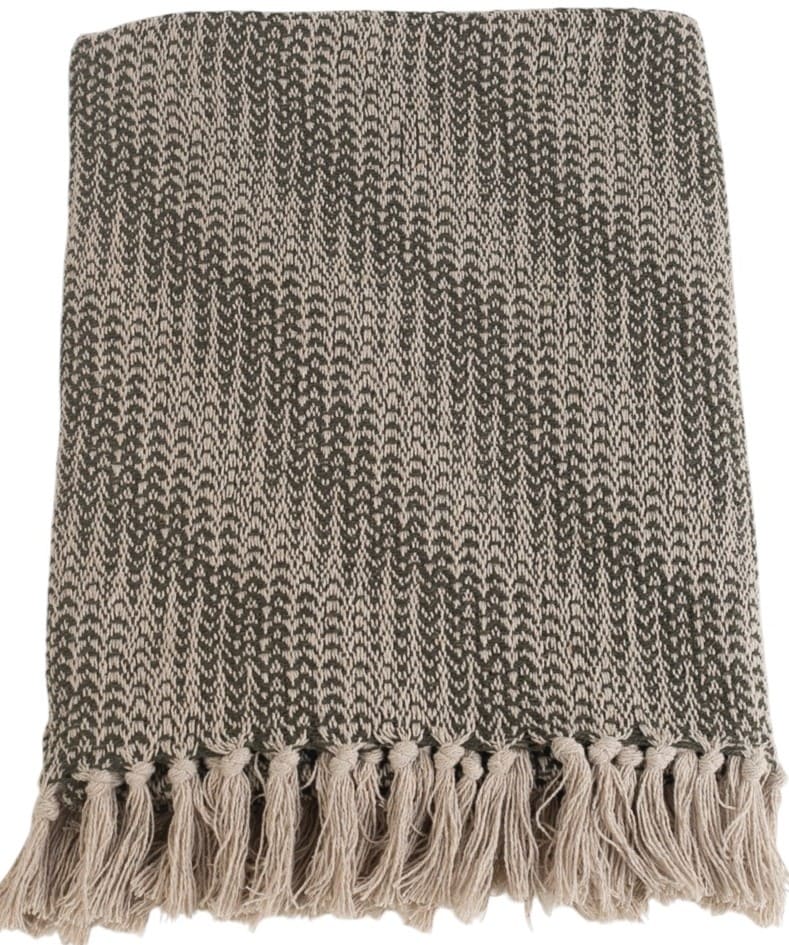 Manta algodão 130*170 kaki