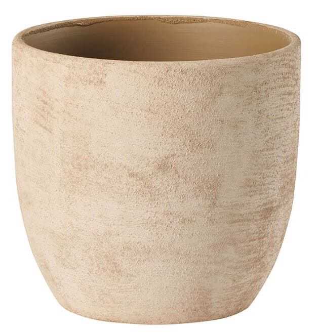 Vaso terracota D13,5*12,5H taupe
