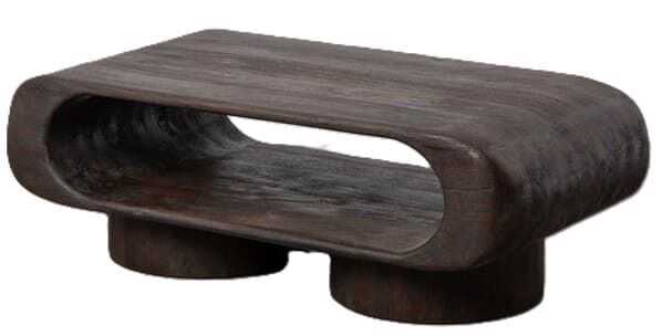 Mesa centro 122*61*42H manga natural