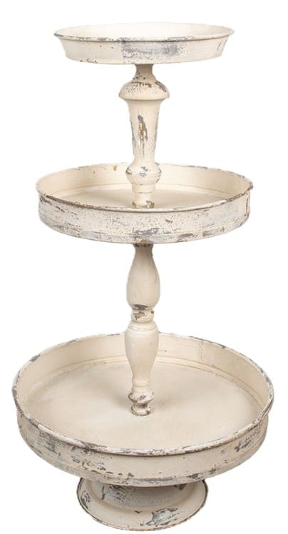 Prato metal c/3 andares D42*75cm