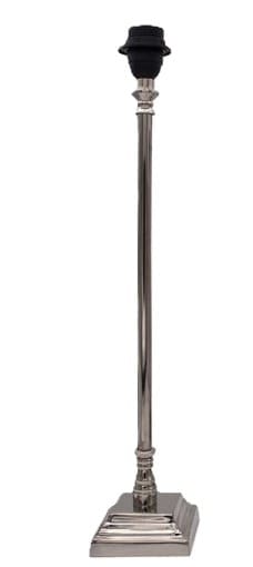 Cand mesa 9,5*9,5*45,5H b quadr prateado