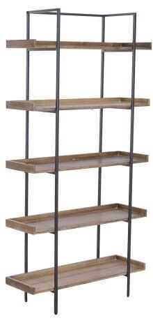 Estante aberta 90*33*181H abeto/metal