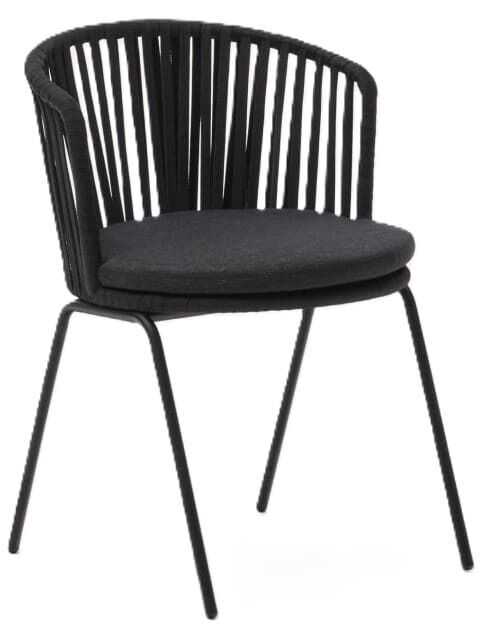 Cadeira exterior 59*56*77H preta