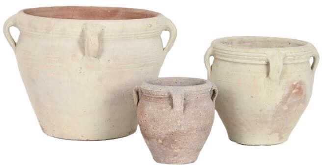 Pote terracota 25*25*23H c/4 asas peq