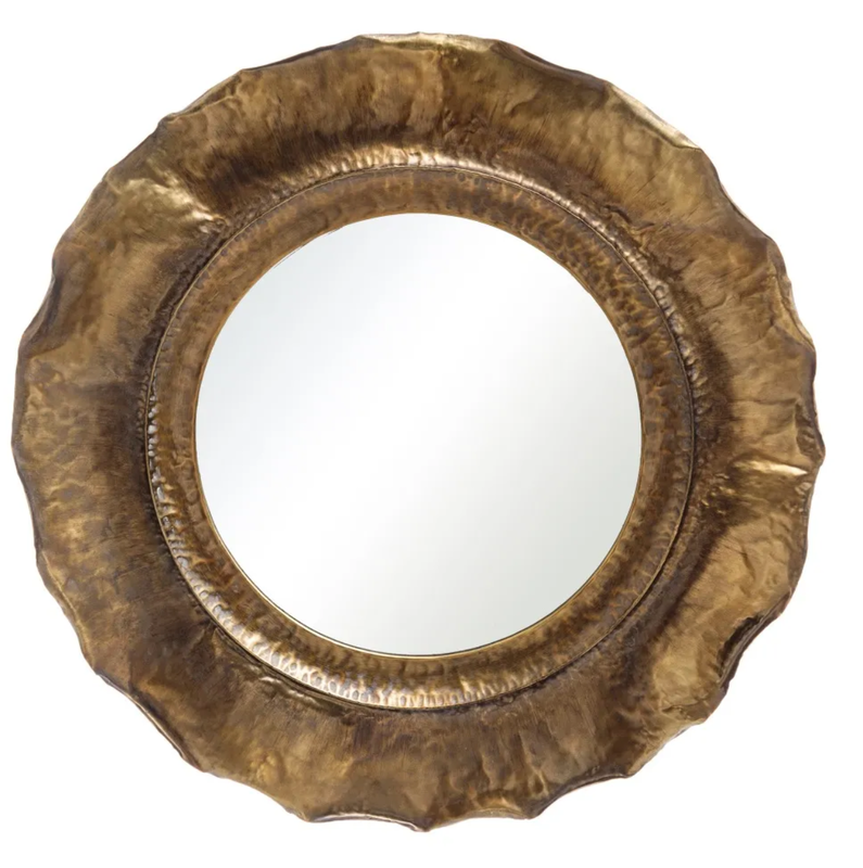Espelho D80*4cm metal dourado