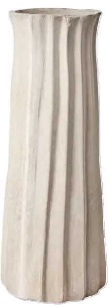 Jarra ATHENA D14*H36cm papel maché marfim