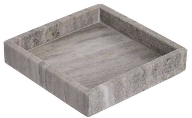 Esvazia-bolsos 18*18*3,5H mármore