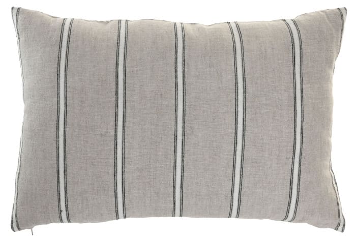 Almofada linho 60*40 riscas s/enchimt