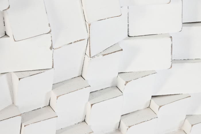 Deco parede D90*4 manga 3D branco