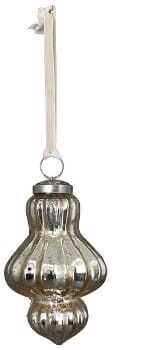 Pend pingente 7*7*11,5cm vidro champagne