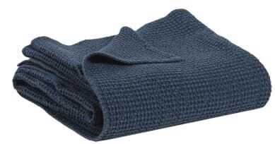 Colcha MAIA 180*260 navy algd reciclado