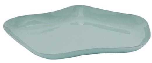 Taça metal 22*18*2cm azul