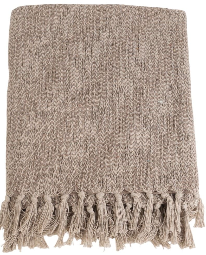Manta algodão 130*170 beige
