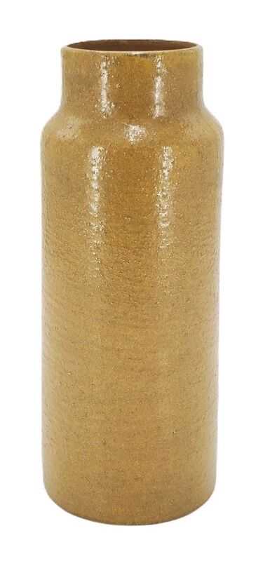 Jarra cerâmica D14*H38cm mostarda