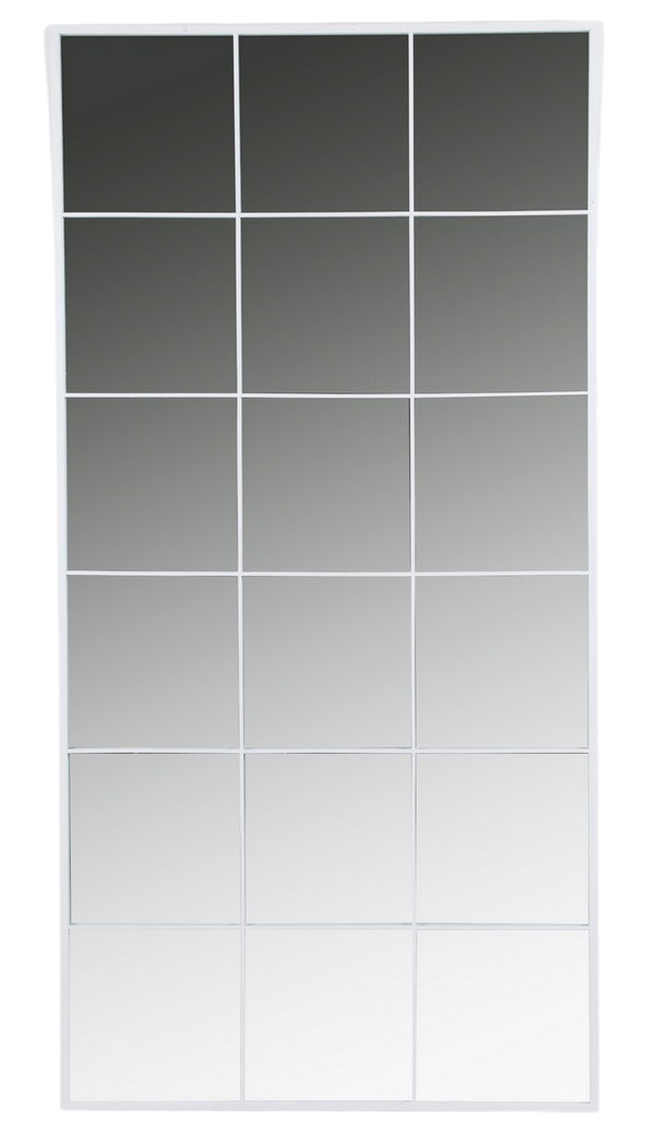 Espelho janela 90*1*180 metal branco