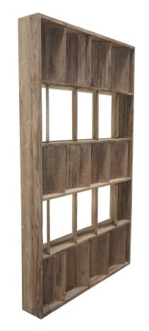 Estante aberta 124*20*210H TEKA reciclada