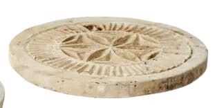 Base madeira D23*H2 talhado mão