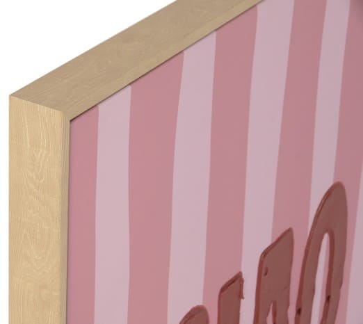 Quadro tela PS 63*4*93H letras verm