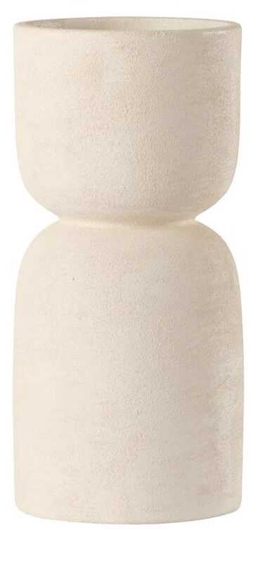 Vaso terracota D12,5*27H marfim