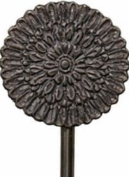 Decor madeira talhada 14*8*20 sup metal