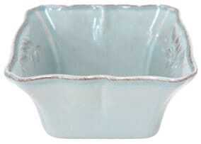 Taça quadr fruta/cereais 12cm, ALENTEJO turquesa