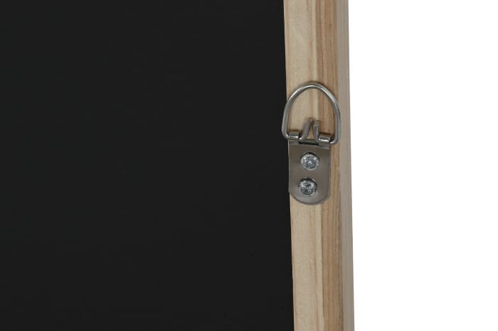 Quadro gesso/MDF 60*7*60 geométrico