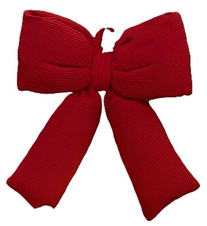 Laço acolchoado 22*11*33 vermelho