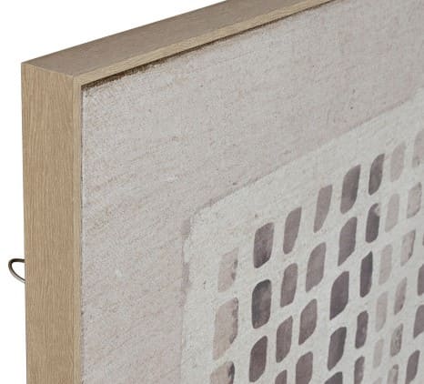 Quadro 90*4*120H moderno 3D bege/branco