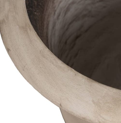 Vaso bege 42*42*52H magnésio