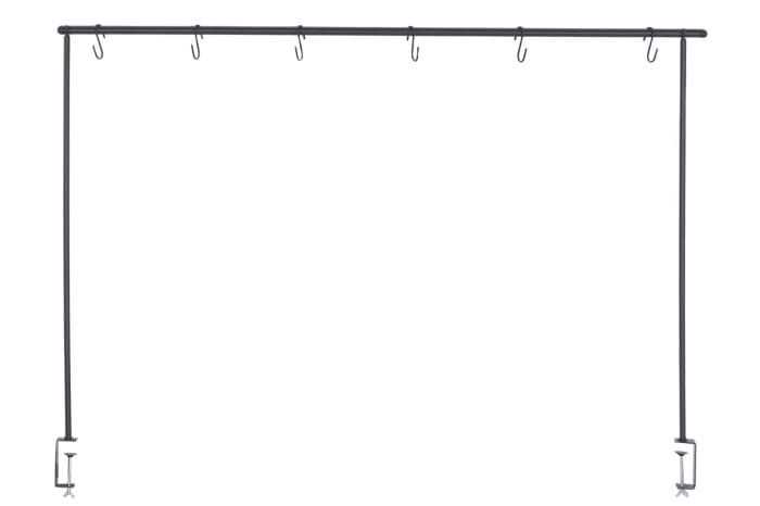 Barra/cabide ajustável mesa 190*40H ferro