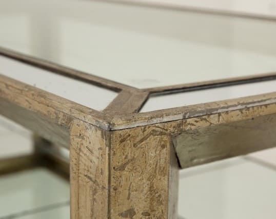 Mesa centro 160*80*H40 mad/espelho/vidro