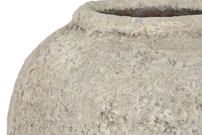 Jarrão terracota 41*41*57H cinzento