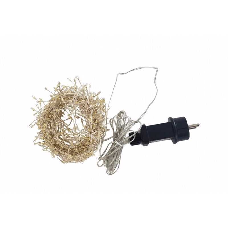 Tira preta luzes LED 3 mts c/adapt corrente IP44