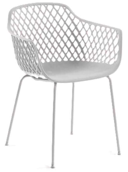 Cadeira exterior QUINN 60*55*80H branca