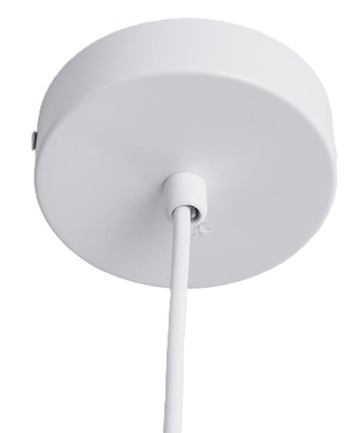 Cand teto LED suspenso D50*H180 resina branco