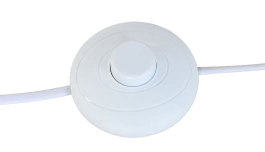 Cand pé 38*38*105H cerâmica bolas branco