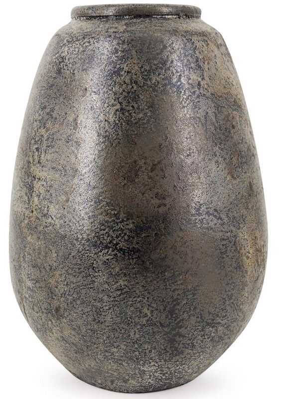 Jarrão terracota 27*27*40 metalizado