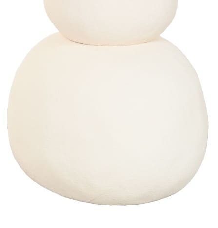 Cand pé 38*38*105H cerâmica bolas branco